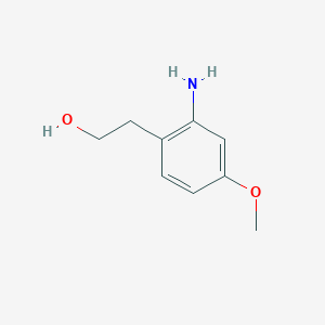 molecular formula C9H13NO2 B8674413 2-(2-Amino-4-methoxyphenyl)ethanol 