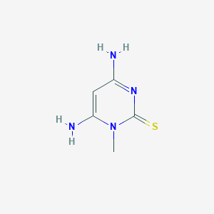 2(1H)-Pyrimidinethione, 4,6-diamino-1-methyl-