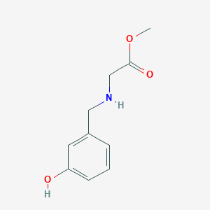 Methyl 2-(3-hydroxybenzylamino)acetate