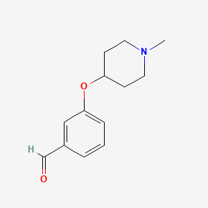 3-(1-Methyl-4-piperidinyloxy)benzaldehyde