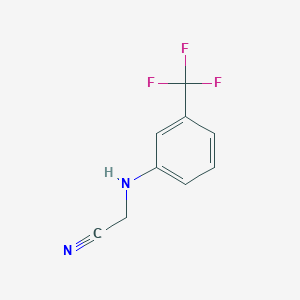 Acetonitrile, 2-[[3-(trifluoromethyl)phenyl]amino]-