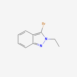 molecular formula C9H9BrN2 B8674662 3-Bromo-2-ethyl-2H-indazole 