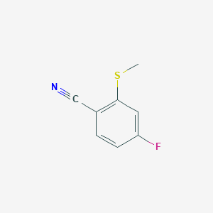 4-Fluoro-2-(methylthio)benzonitrile