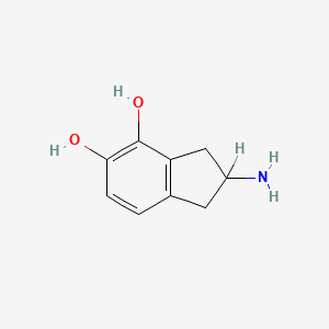 molecular formula C9H11NO2 B8674706 2-Amino-4,5-dihydroxyindane 