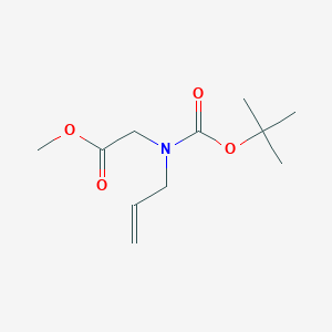 molecular formula C11H19NO4 B8674711 N-Boc-allylglycine methyl ester 