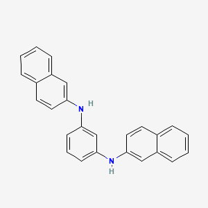 molecular formula C26H20N2 B8674720 N,N'-Bis(2-naphthyl)-m-phenylenediamine CAS No. 5862-75-9