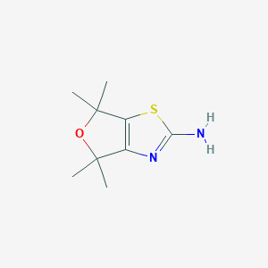 4,4,6,6-Tetramethyl-4,6-dihydrofuro[3,4-d]thiazol-2-amine