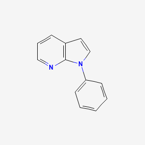 molecular formula C13H10N2 B8674871 1-Phenyl-1h-pyrrolo[2,3-b]pyridine 