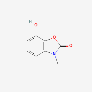 molecular formula C8H7NO3 B8674873 7-Hydroxy-3-methyl-1,3-benzoxazol-2(3H)-one CAS No. 91660-78-5