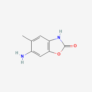 molecular formula C8H8N2O2 B8674883 6-Amino-5-methyl-1,3-benzoxazol-2(3H)-one CAS No. 70336-46-8