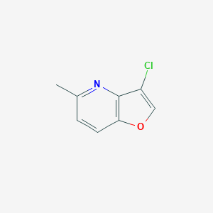 molecular formula C8H6ClNO B8674892 3-Chloro-5-methylfuro[3,2-b]pyridine 