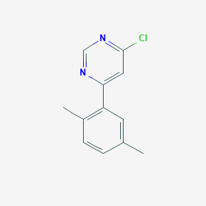 molecular formula C12H11ClN2 B8674919 4-Chloro-6-(2,5-dimethylphenyl)pyrimidine 