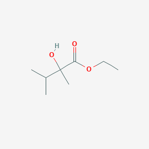 molecular formula C8H16O3 B8674934 Ethyl 2-hydroxy-2,3-dimethylbutanoate 