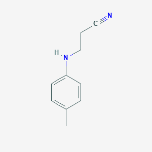 molecular formula C10H12N2 B086750 3-对甲苯氨基丙腈 CAS No. 1077-24-3