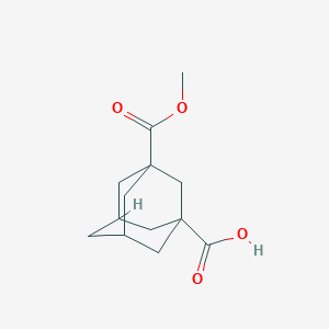 molecular formula C13H18O4 B8675005 3-Methoxycarbonyladamantane-1-carboxylic acid 
