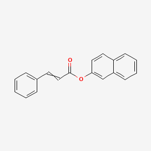 molecular formula C19H14O2 B8675049 2-Propenoic acid, 3-phenyl-, 2-naphthalenyl ester CAS No. 76339-56-5