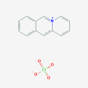 molecular formula C13H10ClNO4 B8675095 Pyrido[1,2-b]isoquinolin-5-ium perchlorate CAS No. 18507-95-4