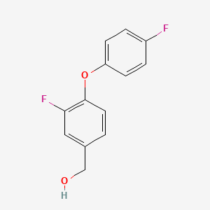molecular formula C13H10F2O2 B8675134 (3-Fluoro-4-(4-fluorophenoxy)phenyl)methanol CAS No. 918629-67-1