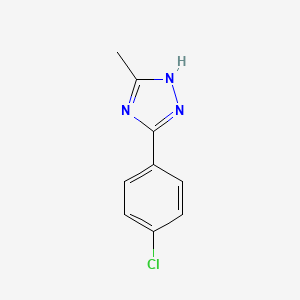 3-(4-Chlorophenyl)-5-methyl-1H-1,2,4-triazole