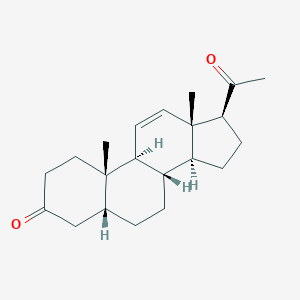 molecular formula C21H30O2 B086753 孕-11-烯-3,20-二酮，(5β)- CAS No. 1096-39-5