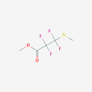 Methyl 3-(methylthio)-2,2,3,3-tetrafluoropropionate