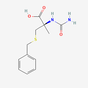 molecular formula C12H16N2O3S B8675332 S-Benzyl-N-carbamoyl-2-methyl-L-cysteine CAS No. 634152-66-2