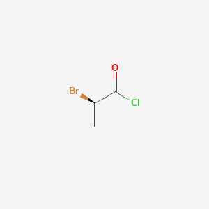 molecular formula C3H4BrClO B8675385 (2R)-2-bromopropionyl chloride CAS No. 52152-04-2