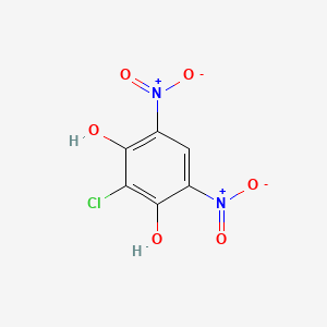 molecular formula C6H3ClN2O6 B8675441 1,3-Benzenediol, 2-chloro-4,6-dinitro- CAS No. 116920-31-1