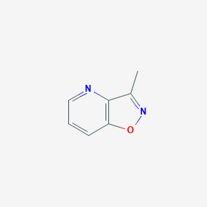 molecular formula C7H6N2O B8675470 3-Methylisoxazolo[4,5-b]pyridine CAS No. 83988-39-0