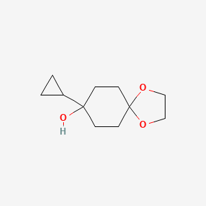 8-Cyclopropyl-1,4-dioxaspiro[4.5]decan-8-ol