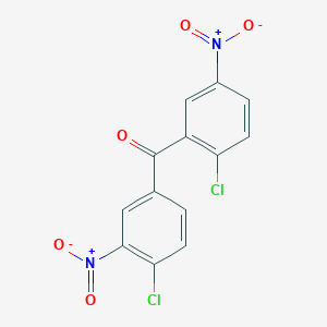 (2-Chloro-5-nitrophenyl)(4-chloro-3-nitrophenyl)methanone