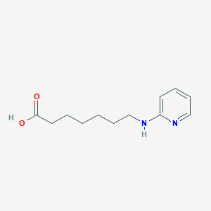 molecular formula C12H18N2O2 B8675566 7-(2-Pyridylamino)heptanoic acid 