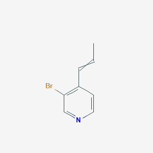 molecular formula C8H8BrN B8675576 3-Bromo-4-(prop-1-en-1-yl)pyridine 