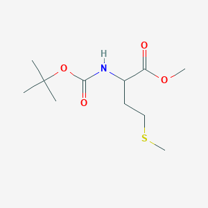 molecular formula C11H21NO4S B8675587 2-[(tert-Butyloxycarbonyl)amino]-4-(methylthio)butyric acid methyl ester 