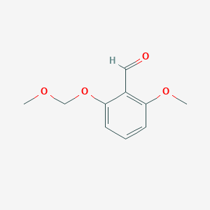 molecular formula C10H12O4 B8675597 6-Methoxy-2-(methoxymethoxy)benzaldehyde CAS No. 73220-19-6