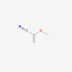 molecular formula C4H5NO B8675734 2-Methoxyprop-2-enenitrile CAS No. 24209-93-6