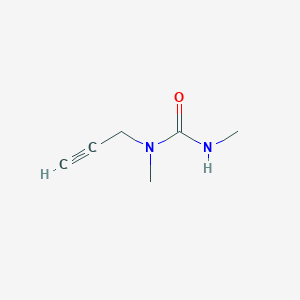 molecular formula C6H10N2O B8675796 N,N'-dimethyl-N-(2-propynyl)urea 