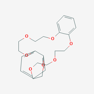 B086758 6,7,9,10,12,13,20,21,23,24-Decahydrodibenzo[b,k][1,4,7,10,13,16,19]heptaoxacyclohenicosine CAS No. 14098-41-0