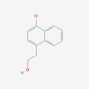 molecular formula C12H11BrO B8675864 1-Bromo-4-(2-hydroxyethyl)naphthalene 