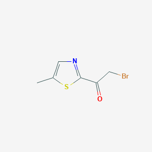 molecular formula C6H6BrNOS B8675888 2-(Bromoacetyl)-5-methylthiazole 