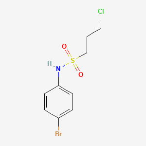 N-(4-bromophenyl)-3-chloropropane-1-sulfonamide