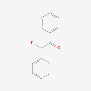 molecular formula C14H11FO B8675916 2-Fluoro-1,2-diphenylethan-1-one CAS No. 720-43-4