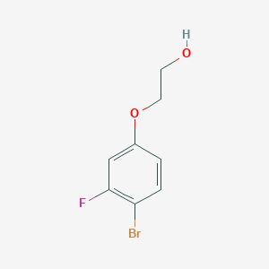 molecular formula C8H8BrFO2 B8675925 2-(4-Bromo-3-fluorophenoxy)ethanol CAS No. 1467062-17-4