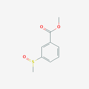molecular formula C9H10O3S B8676019 Methyl 3-(methylsulfinyl)benzoate 