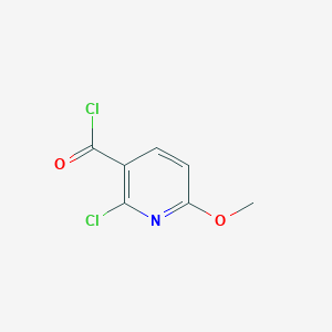 molecular formula C7H5Cl2NO2 B8676107 2-Chloro-6-methoxypyridine-3-carbonyl chloride 