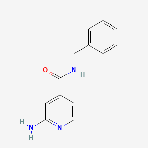molecular formula C13H13N3O B8676119 2-amino-N-benzylisonicotinamide 
