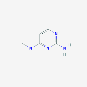molecular formula C6H10N4 B086763 N4,N4-二甲基嘧啶-2,4-二胺 CAS No. 1005-26-1