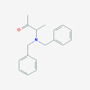 molecular formula C18H21NO B8676474 3-(Dibenzylamino)butan-2-one CAS No. 68543-43-1