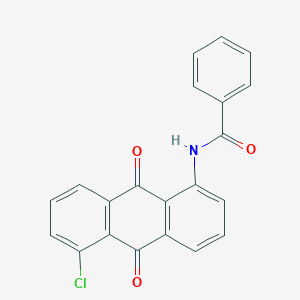 molecular formula C21H12ClNO3 B086765 N-(5-Chloro-9,10-dihydro-9,10-dioxo-1-anthryl)benzamide CAS No. 117-05-5