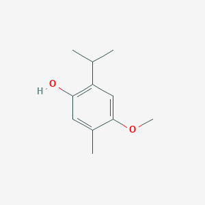 molecular formula C11H16O2 B8676525 2-Isopropyl-4-methoxy-5-methyl-phenol 